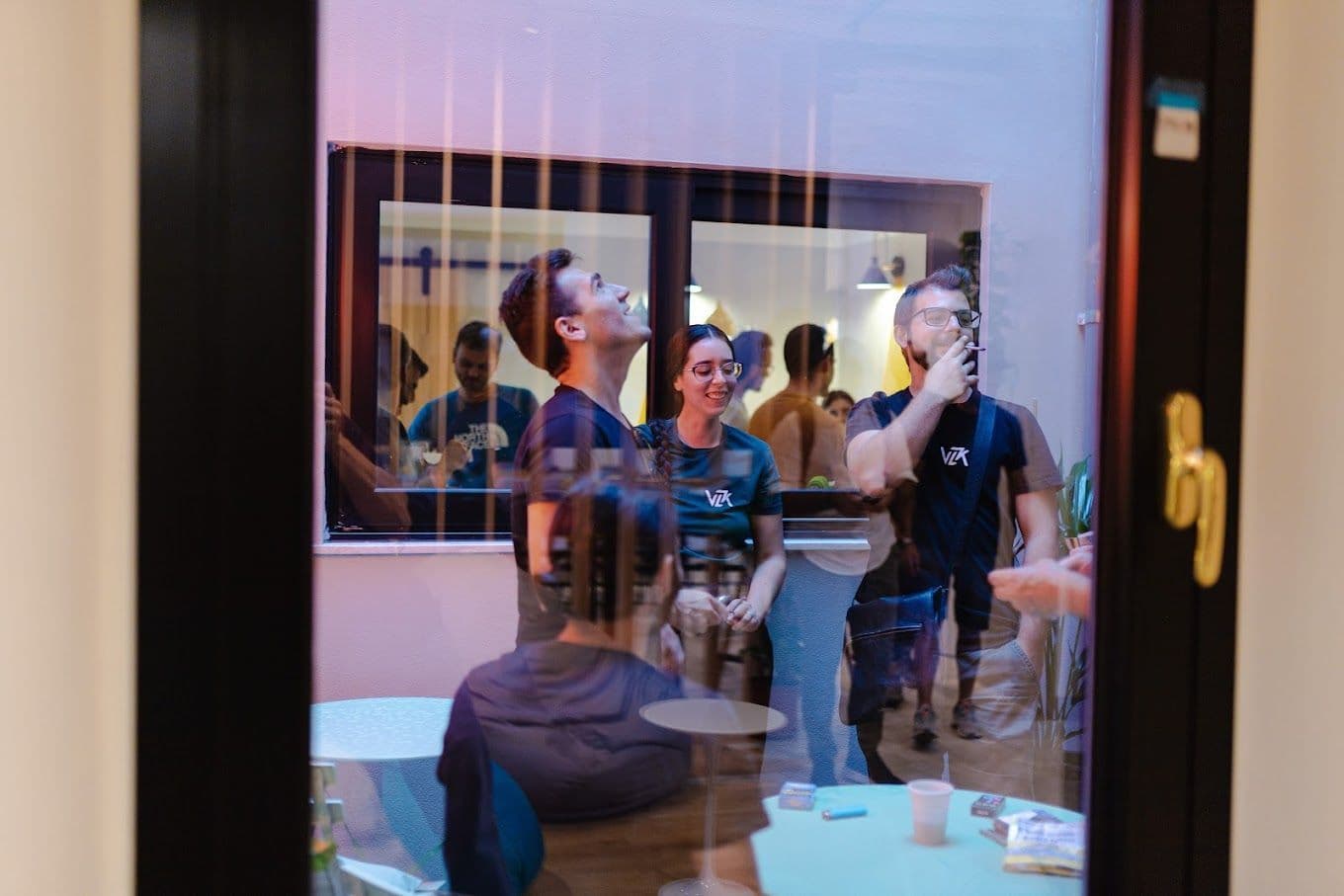 People hanging out
